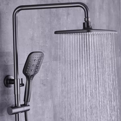 Sprchový sloup, sanitární mosaz, satén, 9810N Baterie a sprchové sloupy Výchozí název Alessandro Design