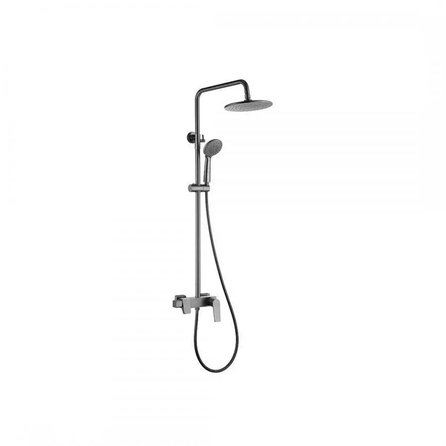 Sprchový sloup, sanitární mosaz, satén, 9910N Baterie a sprchové sloupy Výchozí název Alessandro Design