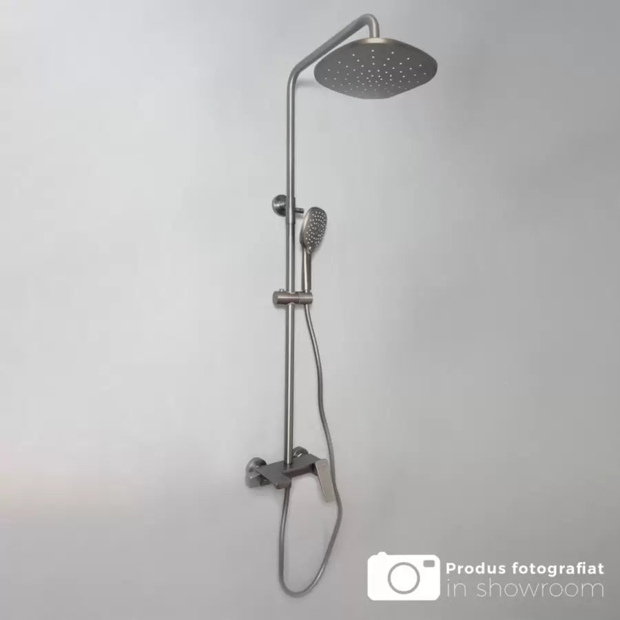 Sprchový sloup, sanitární mosaz, satén, 9960N Baterie a sprchové sloupy Výchozí název Alessandro Design