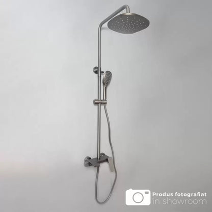Sprchový sloup, sanitární mosaz, satén, 9960N Baterie a sprchové sloupy Výchozí název Alessandro Design
