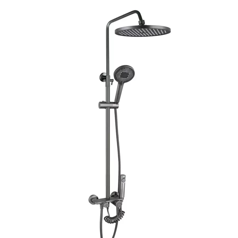 Tmavě šedý sprchový sloup z nerezové oceli OD3901 Výchozí název Alessandro Design