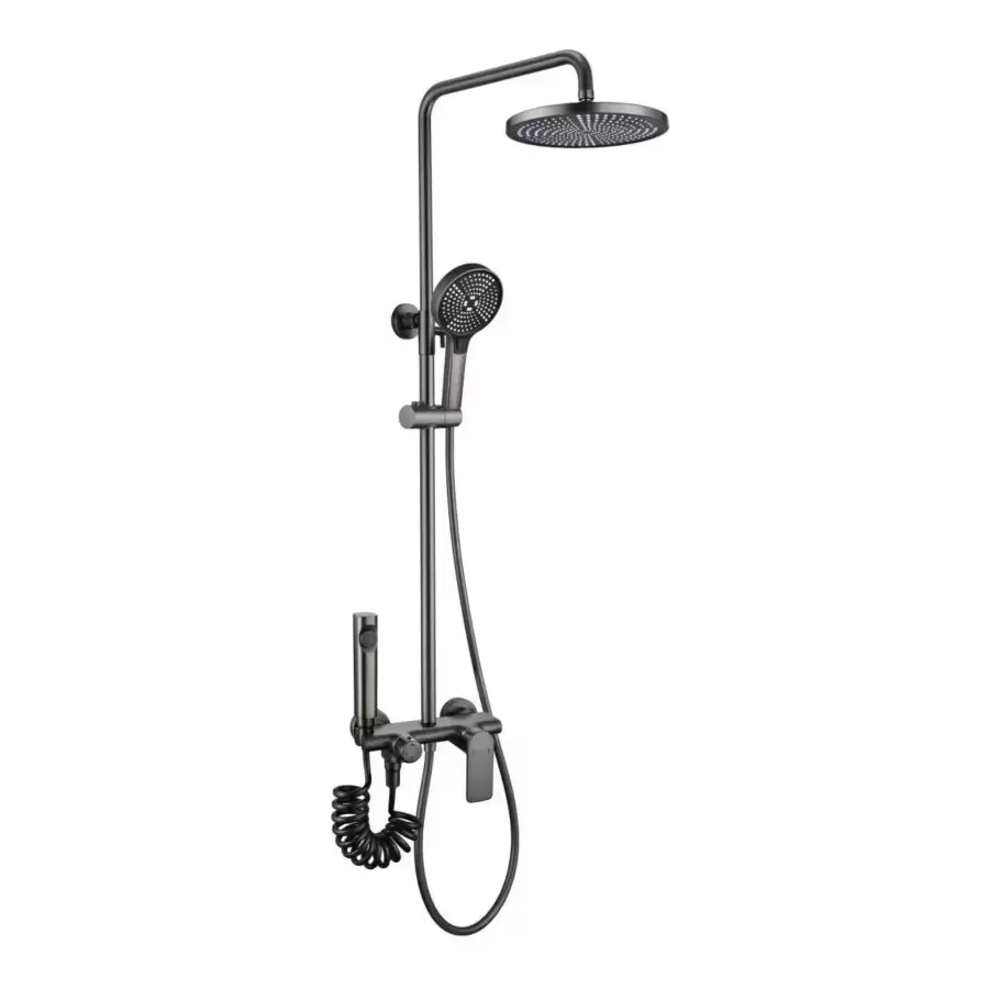 Tmavě šedý sprchový sloup z nerezové oceli OD3902 Výchozí název Alessandro Design