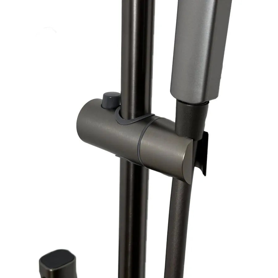 Tmavě šedý sprchový sloup z nerezové oceli OD3903 Výchozí název Alessandro Design