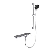 Lesklý sprchový sloup z nerezové oceli Černá Stříbrná 11211BH/CU Baterie a sprchové sloupy Výchozí název Alessandro Design