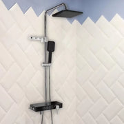 Sprchový sloup LCD displej Nerezová ocel Černá Stříbrná SJG/006 Baterie a sprchové sloupy Výchozí název Alessandro Design