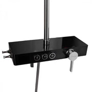 Sprchový sloup LCD displej Nerezová ocel Černá Stříbrná SJG/006 Baterie a sprchové sloupy Výchozí název Alessandro Design