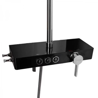 Sprchový sloup LCD displej Nerezová ocel Černá Stříbrná SJG/006 Baterie a sprchové sloupy Výchozí název Alessandro Design