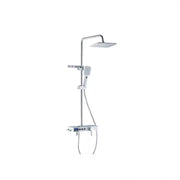 Sprchový sloup LCD displej Nerezová ocel Bílá Stříbrná SJG/007 Baterie a sprchové sloupy Výchozí název Alessandro Design