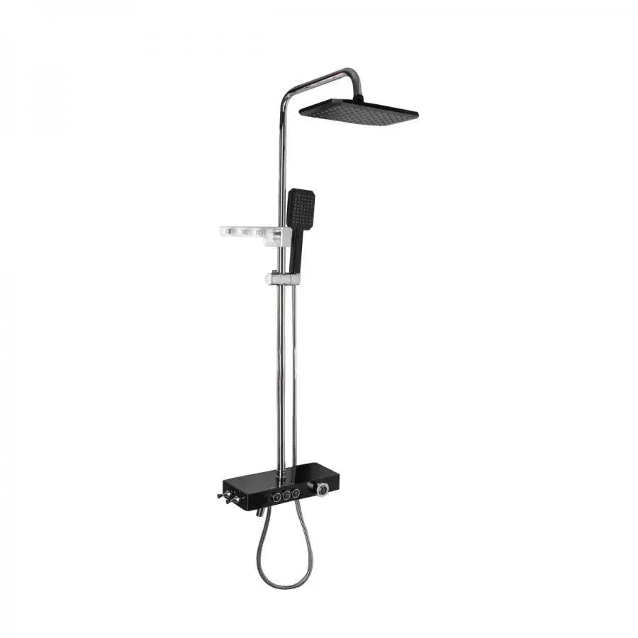 Sprchový sloup LCD displej Nerezová ocel Černá Stříbrná SJG/003 Baterie a sprchové sloupy Výchozí název Alessandro Design