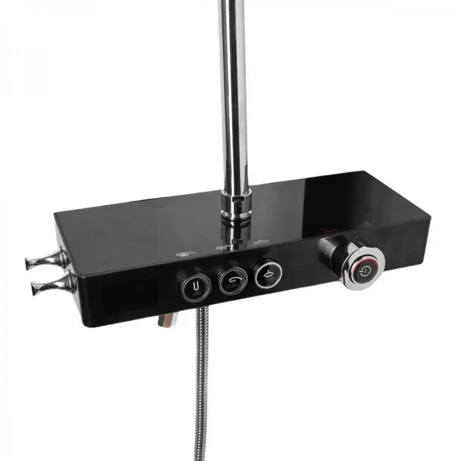 Sprchový sloup LCD displej Nerezová ocel Černá Stříbrná SJG/003 Baterie a sprchové sloupy Výchozí název Alessandro Design