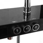 Sprchový sloup LCD displej Nerezová ocel Černá Stříbrná SJG/003 Baterie a sprchové sloupy Výchozí název Alessandro Design