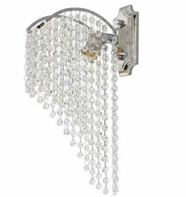 Lampa Cristal Ander 1x E14 Lesklý chrom