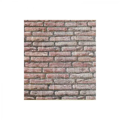 Sada 10x 3D samolepicích tapet ze starých cihel, měkké pěnové tapety, 70 cm x 77 cm x 6 mm Výchozí název Alessandro Design