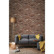 Sada 10x 3D samolepicích tapet ze starých cihel, měkké pěnové tapety, 70 cm x 77 cm x 6 mm Výchozí název Alessandro Design