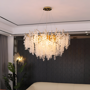 Křišťálový lustr WALTZ Serenáda, 6xG9, zlatý, 60 cm, Nastavitelná výška Křišťálové lustry Výchozí název Alessandro Design
