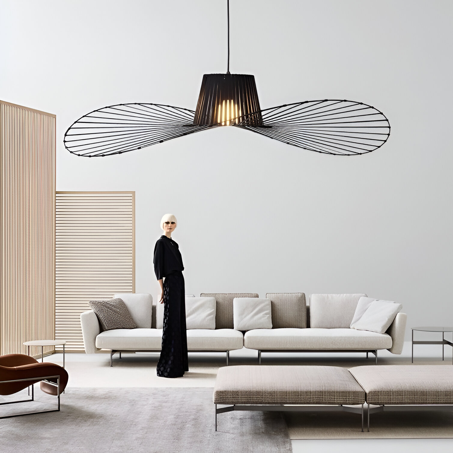Závěsný lustr ELIAS 35cm, 1x E27, kov, černý Průmyslové lustry Výchozí název Alessandro Design