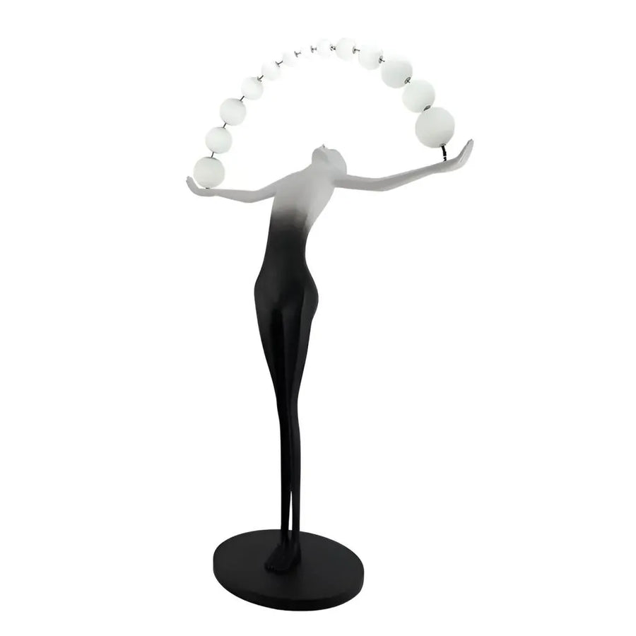 Amato LED stojací lampa 24W 4000K Černá kovová veioze a stojací lampa Výchozí název Alessandro Design