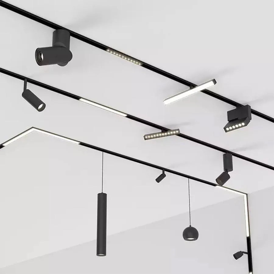 Magnetická LED mřížka, pevná, 6W, neutrální světlo, zapuštěná, černá LED Produkty Výchozí název Alessandro Design