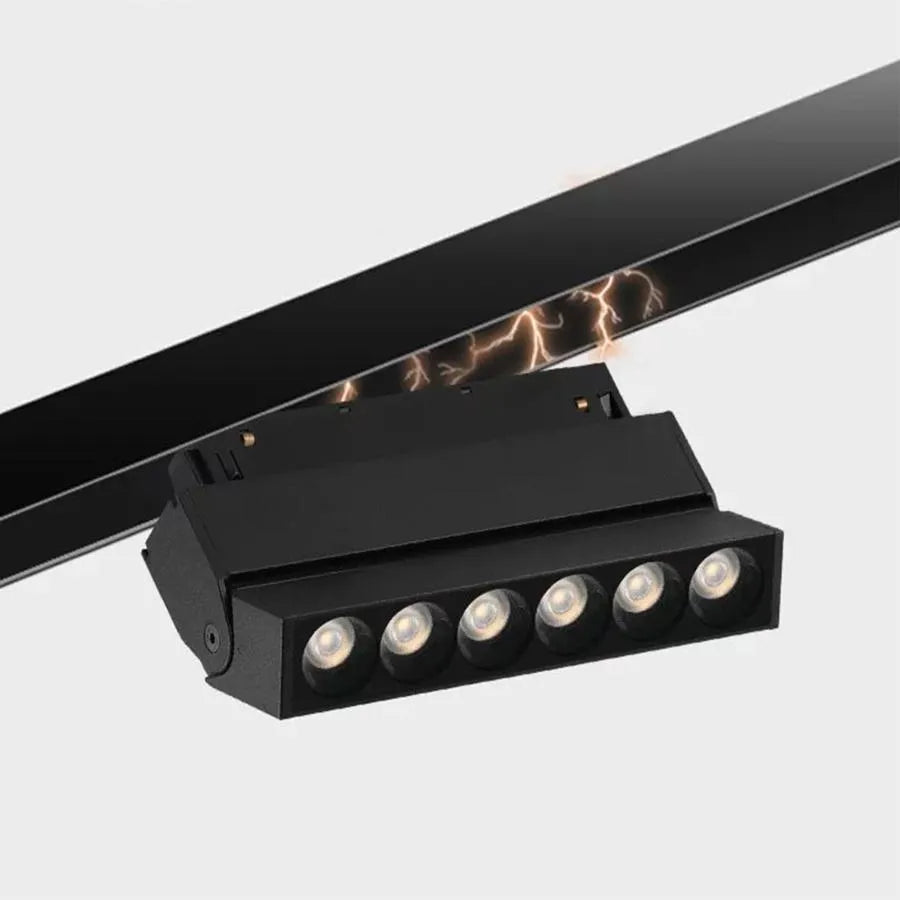 Magnetická LED mřížka, nastavitelná, 6W, neutrální světlo, zapuštěná, černá LED Produkty Výchozí název Alessandro Design
