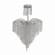 Ander Crystal Lustr 4xE14 Průměr 45cm Chrome