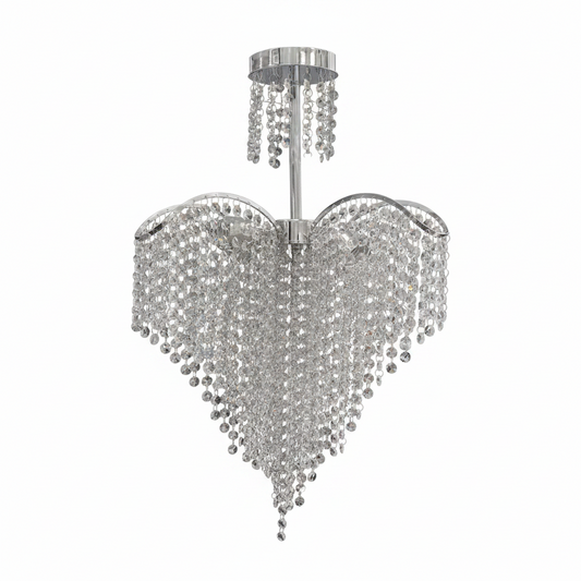 Ander Crystal Lustr 4xE14 Průměr 45cm Chrome