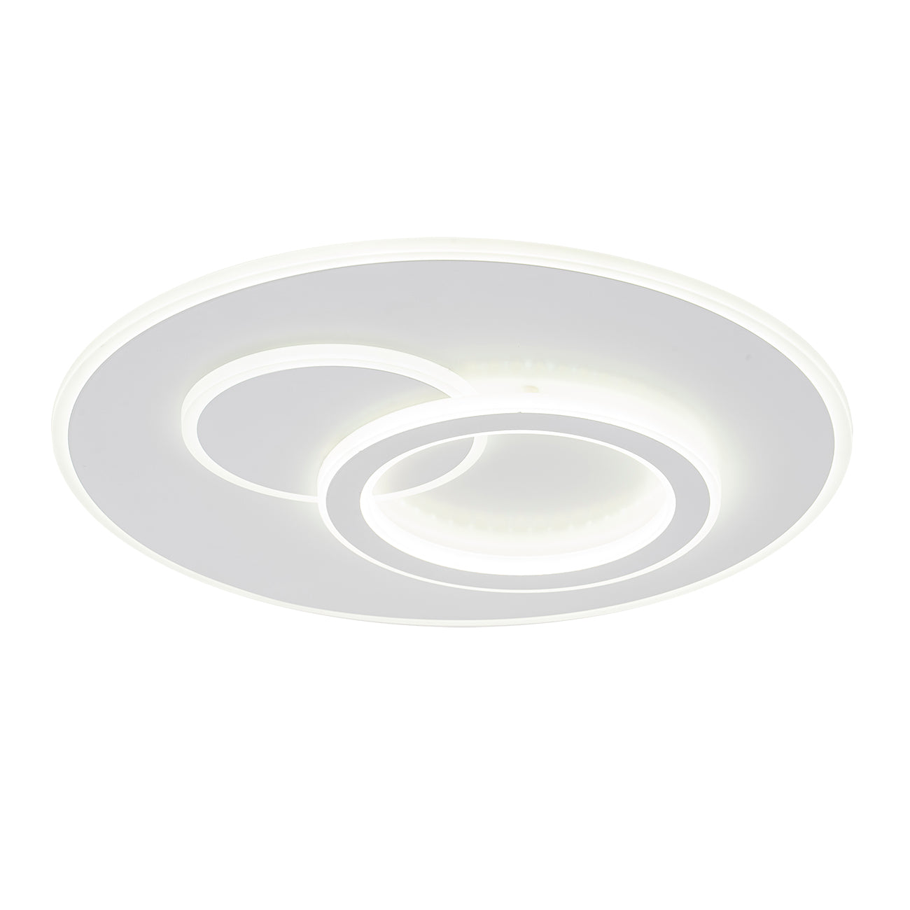LED lustr s dálkovým ovládáním NOLUX 34W, kulatý, studené/teplé/neutrální světlo, stmívatelné, bílé LED lustry s dálkovým ovládáním Výchozí název Alessandro Design