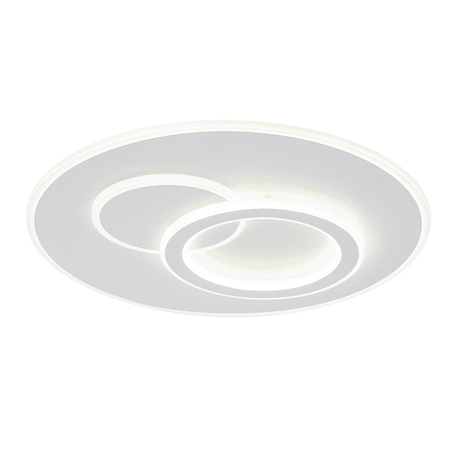 LED lustr s dálkovým ovládáním NOLUX 34W, kulatý, studené/teplé/neutrální světlo, stmívatelné, bílé LED lustry s dálkovým ovládáním Výchozí název Alessandro Design