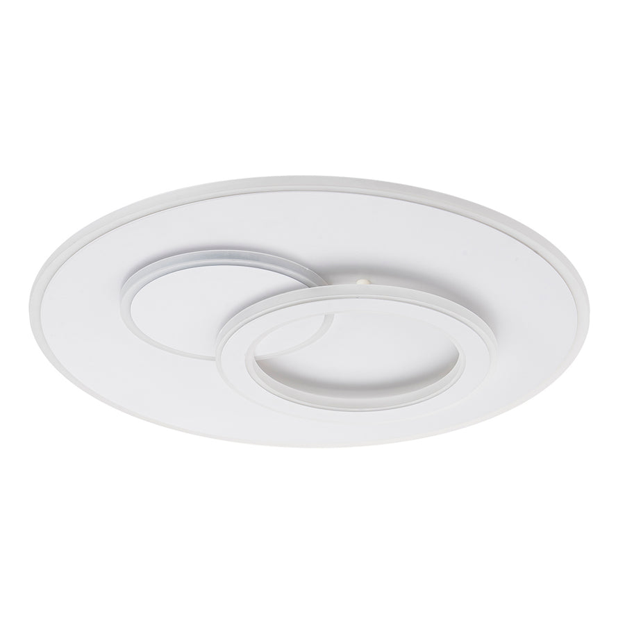 LED lustr s dálkovým ovládáním NOLUX 34W, kulatý, studené/teplé/neutrální světlo, stmívatelné, bílé LED lustry s dálkovým ovládáním Výchozí název Alessandro Design