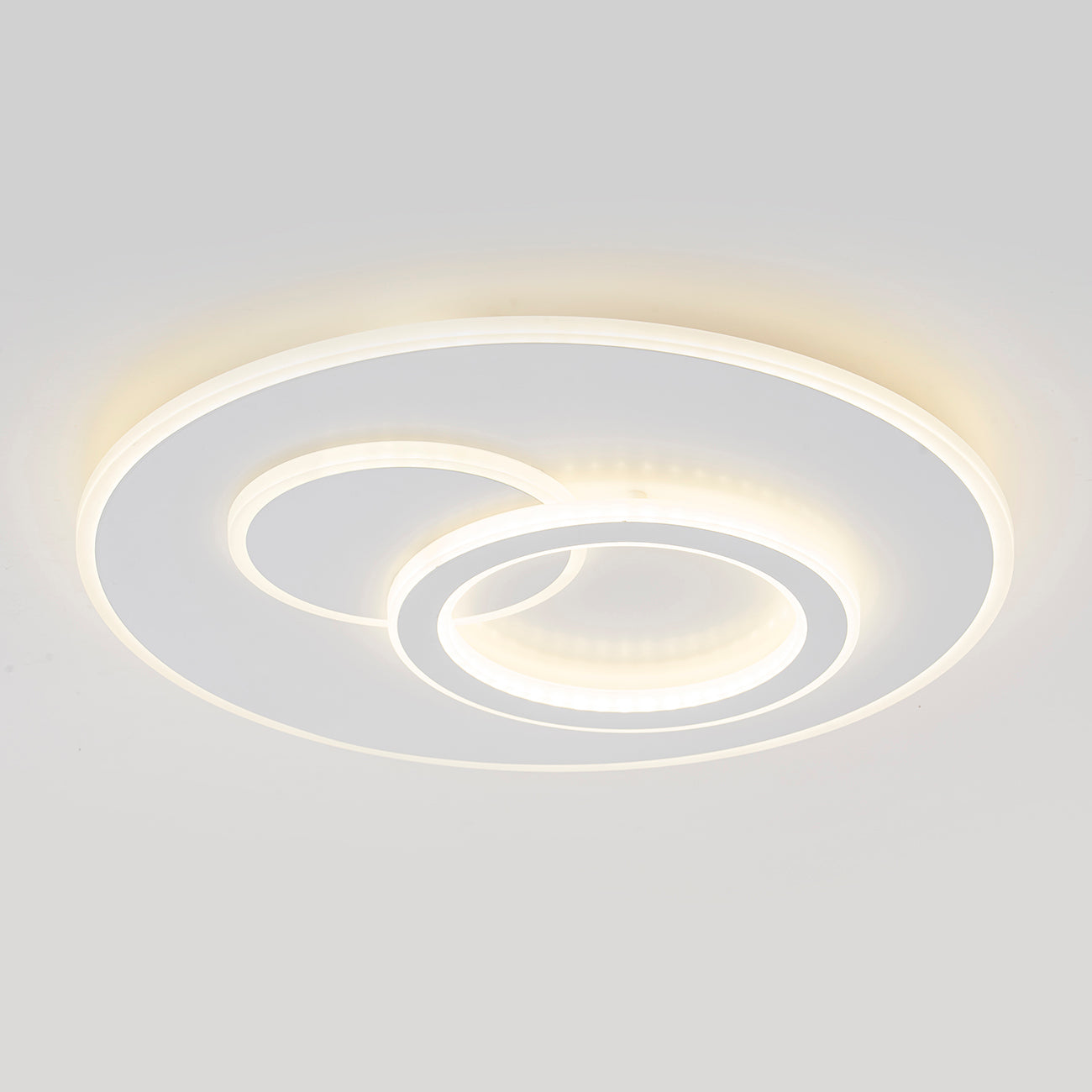LED lustr s dálkovým ovládáním NOLUX 34W, kulatý, studené/teplé/neutrální světlo, stmívatelné, bílé LED lustry s dálkovým ovládáním Výchozí název Alessandro Design