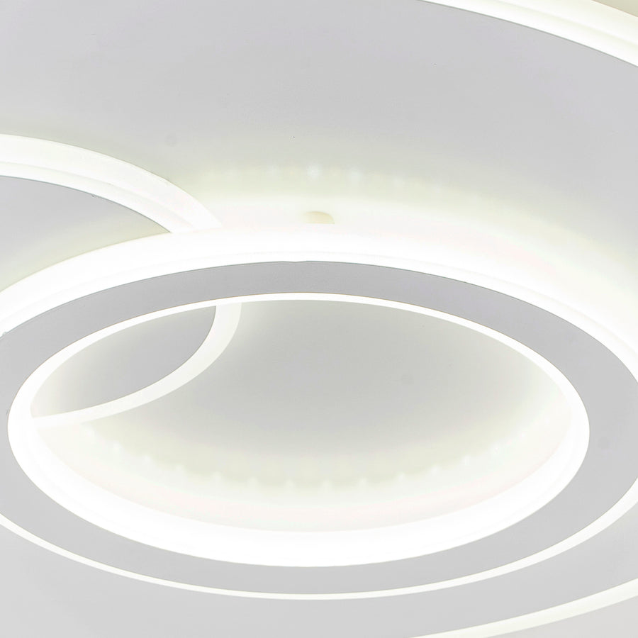 LED lustr s dálkovým ovládáním NOLUX 34W, kulatý, studené/teplé/neutrální světlo, stmívatelné, bílé LED lustry s dálkovým ovládáním Výchozí název Alessandro Design