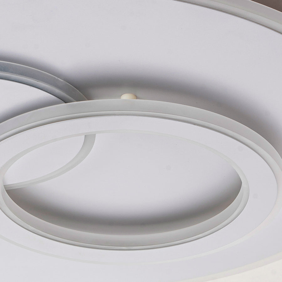 LED lustr s dálkovým ovládáním NOLUX 34W, kulatý, studené/teplé/neutrální světlo, stmívatelné, bílé LED lustry s dálkovým ovládáním Výchozí název Alessandro Design