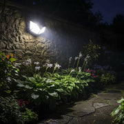 Solární lampa s pohybovým senzorem, 100 LED, IP.65, černá Venkovní nástěnná svítidla Výchozí název Alessandro Design