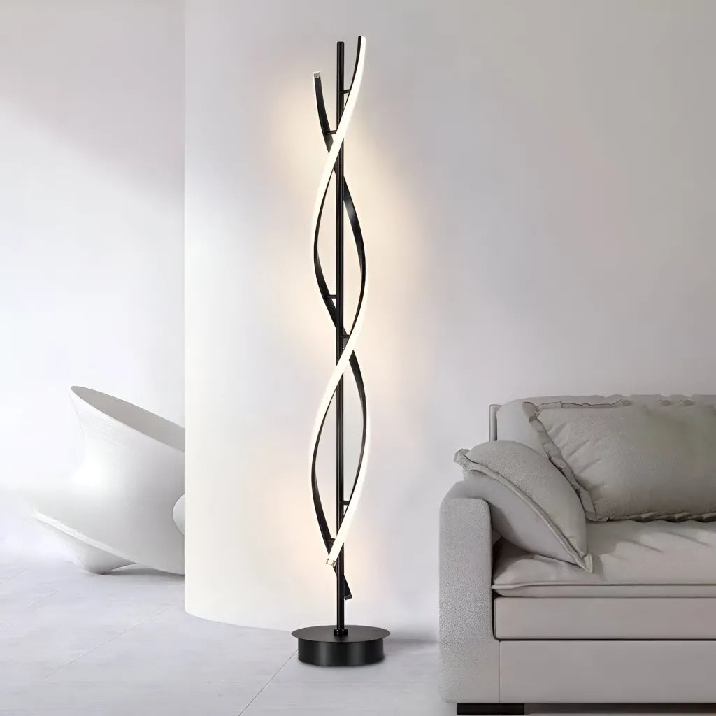 Usilon LED lampa, 27W, 3000K/ 4000K/6000K, kov a akryl, černá veioze a výchozí název Alessandro Design