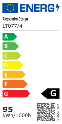 LED lustr s dálkovým ovládáním a krystalem NOVA RHOMBA RGB 95W, 4 čtverce, studené/teplé/neutrální světlo, stmívatelné, lesklý chrom LED lustry a krystaly Výchozí název Alessandro Design
