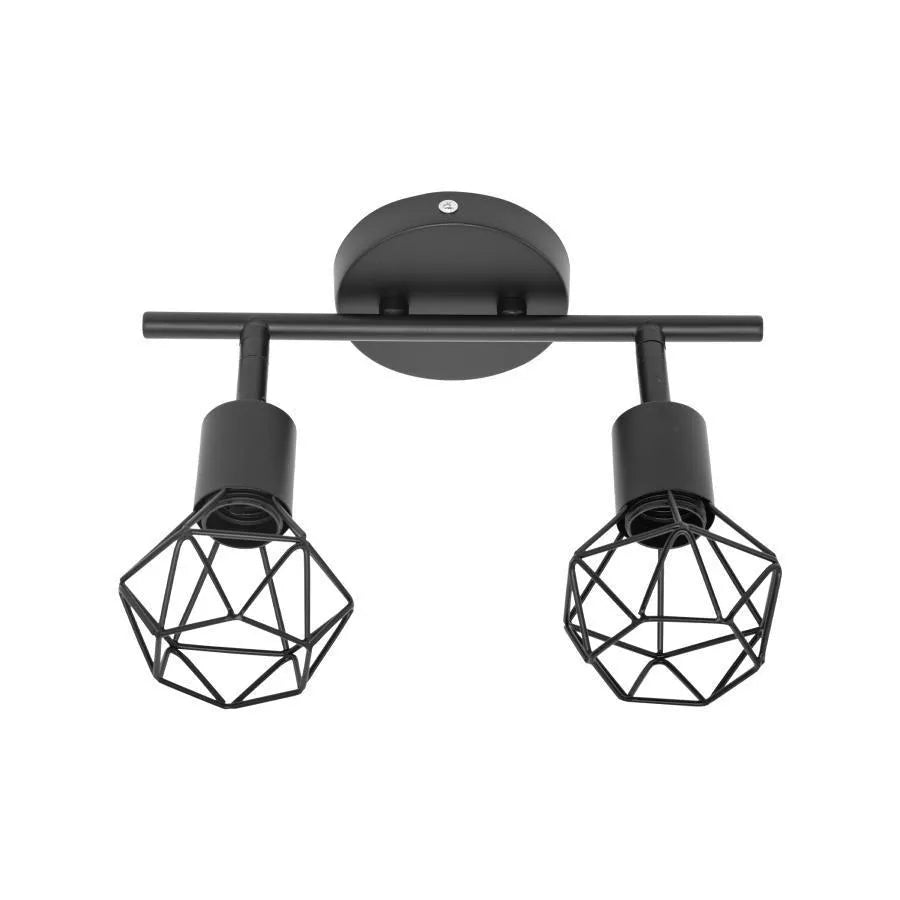 Lustra Abigela 2x E27 Black Výchozí název Alessandro Design