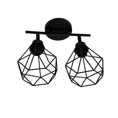 Lustr Aerope, 2x E27, kov, černá Průmyslové lustry Výchozí název Alessandro Design