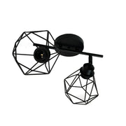 Lustr Aerope, 2x E27, kov, černá Průmyslové lustry Výchozí název Alessandro Design