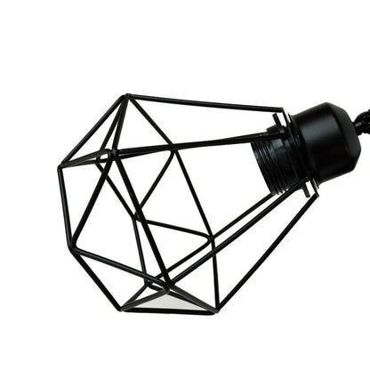 Lustra Ailyn 3x E27 Black Luster Industrial Default Title Alessandro Design