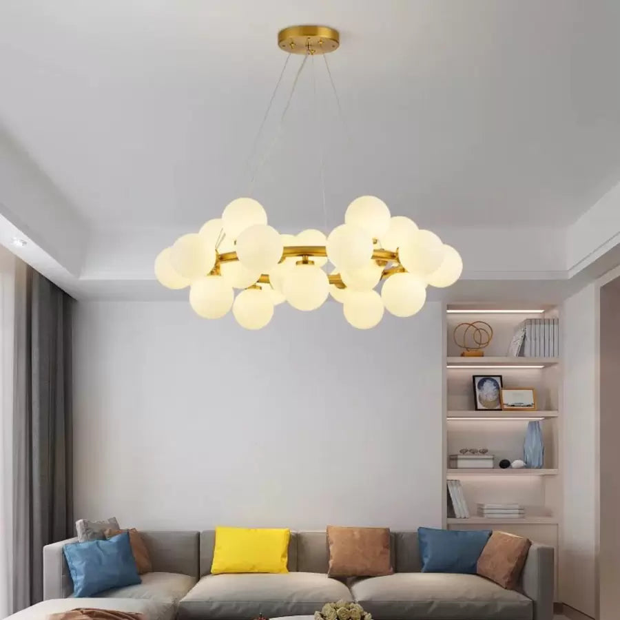 Arianna 25x G9 lustr z bílého zlata Výchozí název Alessandro Design