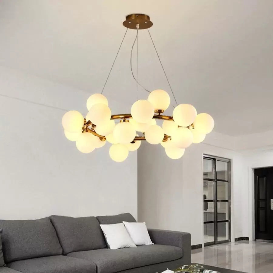 Arianna 25x G9 lustr z bílého zlata Výchozí název Alessandro Design