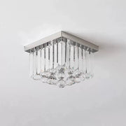 Křišťálový lustr MARTINEZ Linear Luxe, průměr 35 cm, 4x E14, lesklý chrom Candelabre Moderne Výchozí název Alessandro Design