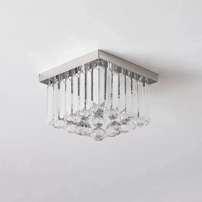 Křišťálový lustr MARTINEZ Linear Luxe, průměr 35 cm, 4x E14, lesklý chrom Candelabre Moderne Výchozí název Alessandro Design