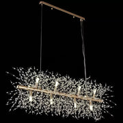Lachlan Crystal Lustr 8x G9 Gold Moderní Lustry Výchozí název Alessandro Design