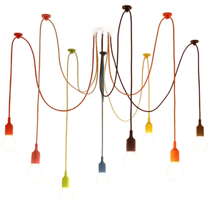 Lustra Kappa 8XE27 Vícebarevné moderní žárovkové lustry Výchozí název Alessandro Design