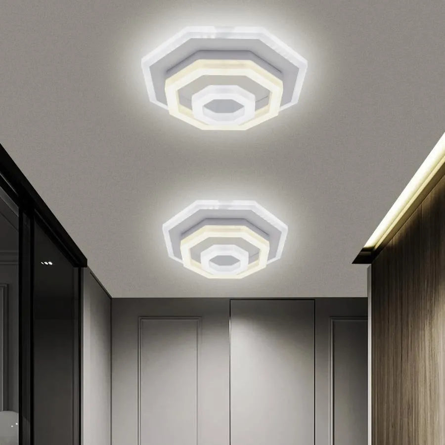LED lustr ADELINE 24W, Průměr 20cm, Studené/Teplé/Neutrální světlo, Bílá