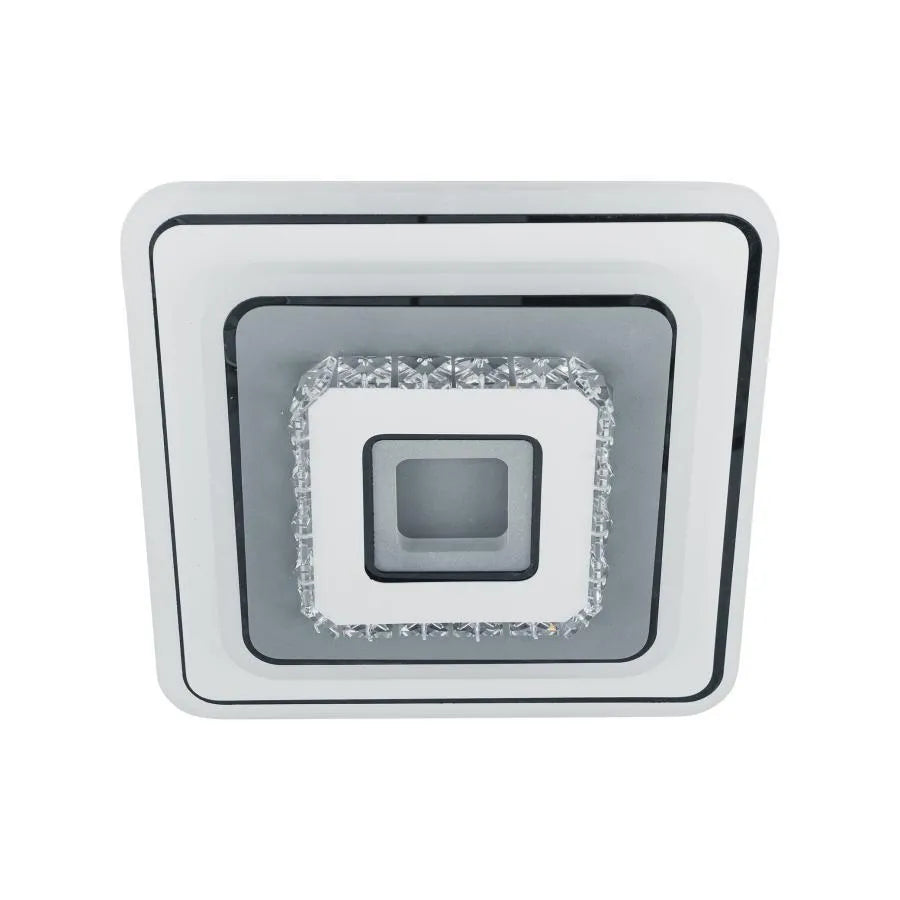LED krystalový lustr ARABELA 40W, studené/teplé/neutrální světlo, bílé LED lustry Výchozí název Alessandro Design