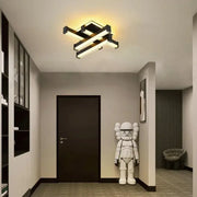 LED lustr CADE 34W, 4 prvky, lineární, studené/teplé/neutrální světlo, černá Aplikované LED lustry Výchozí název Alessandro Design