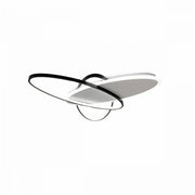 LED lustr s dálkovým ovládáním LIGURIA 77W, 3 ovály, studené/teplé/neutrální světlo, stmívatelné, černá bílá LED lustry s dálkovým ovládáním Výchozí název Alessandro Design