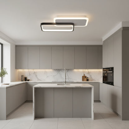 LED lustr s dálkovým ovládáním CAROLINA 31W, 2 Elements, Studené/Teplé/Neutrální světlo, Stmívatelné, Černá