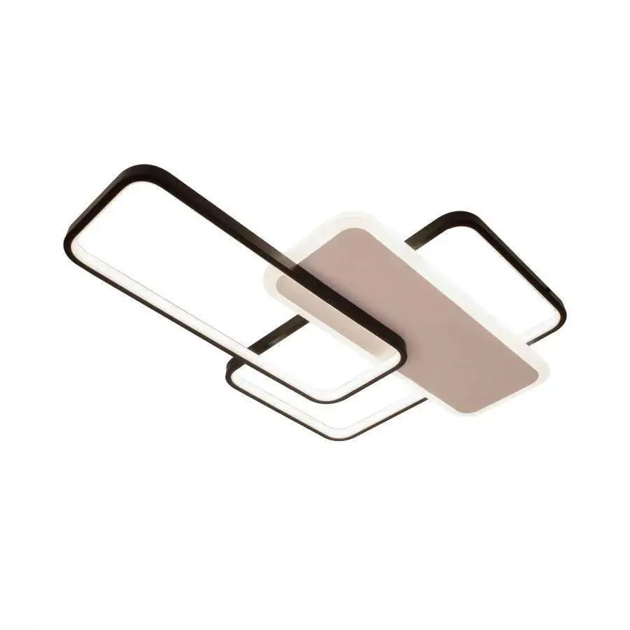 LED lustr s dálkovým ovládáním CAROLINA 76W, 3 prvky, studené/teplé/neutrální světlo, stmívatelné, černý LED lustr Výchozí název Alessandro Design